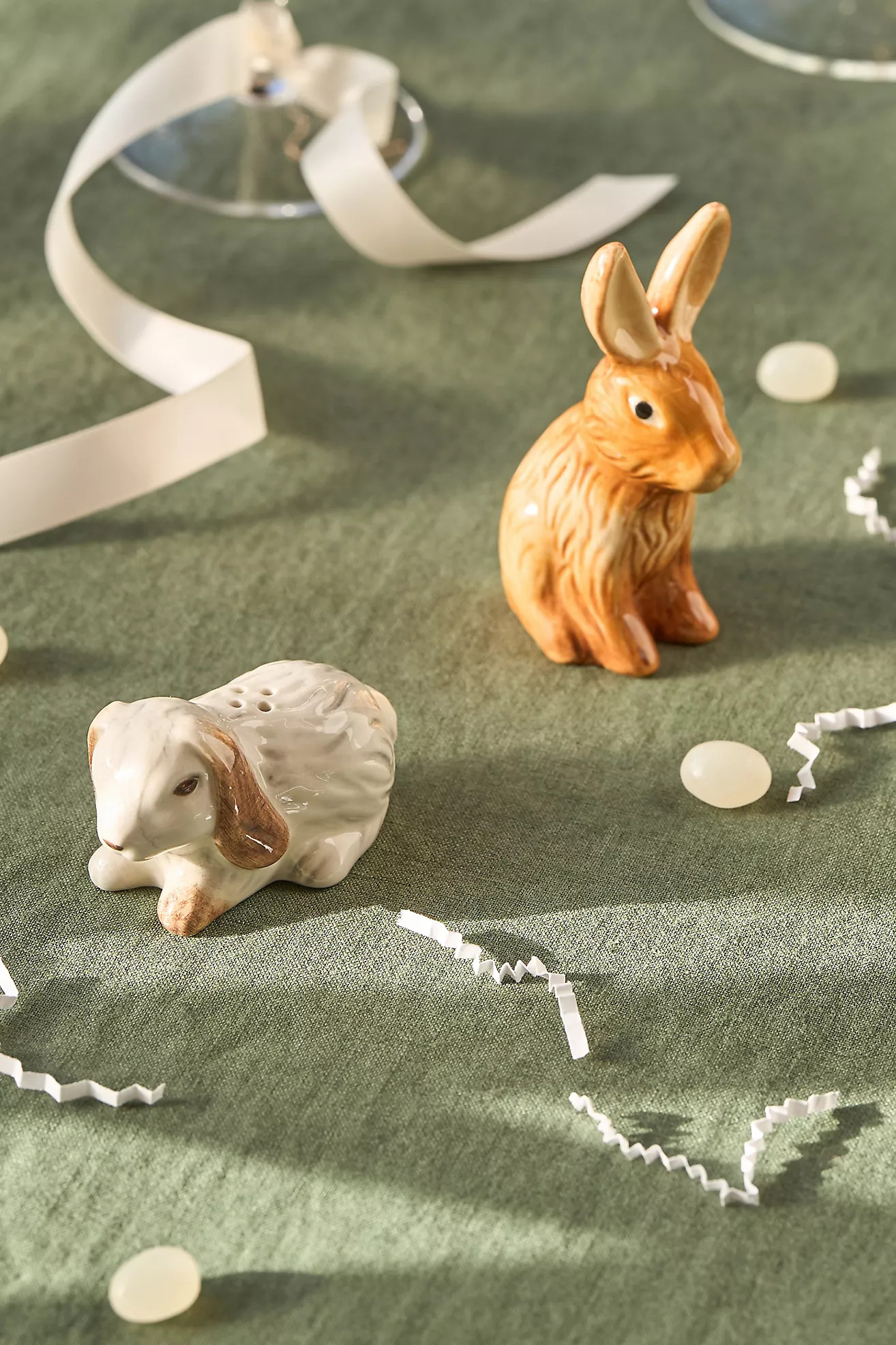 Canterbury Stoneware Salt & Pepper Shakers | Anthropologie (US)