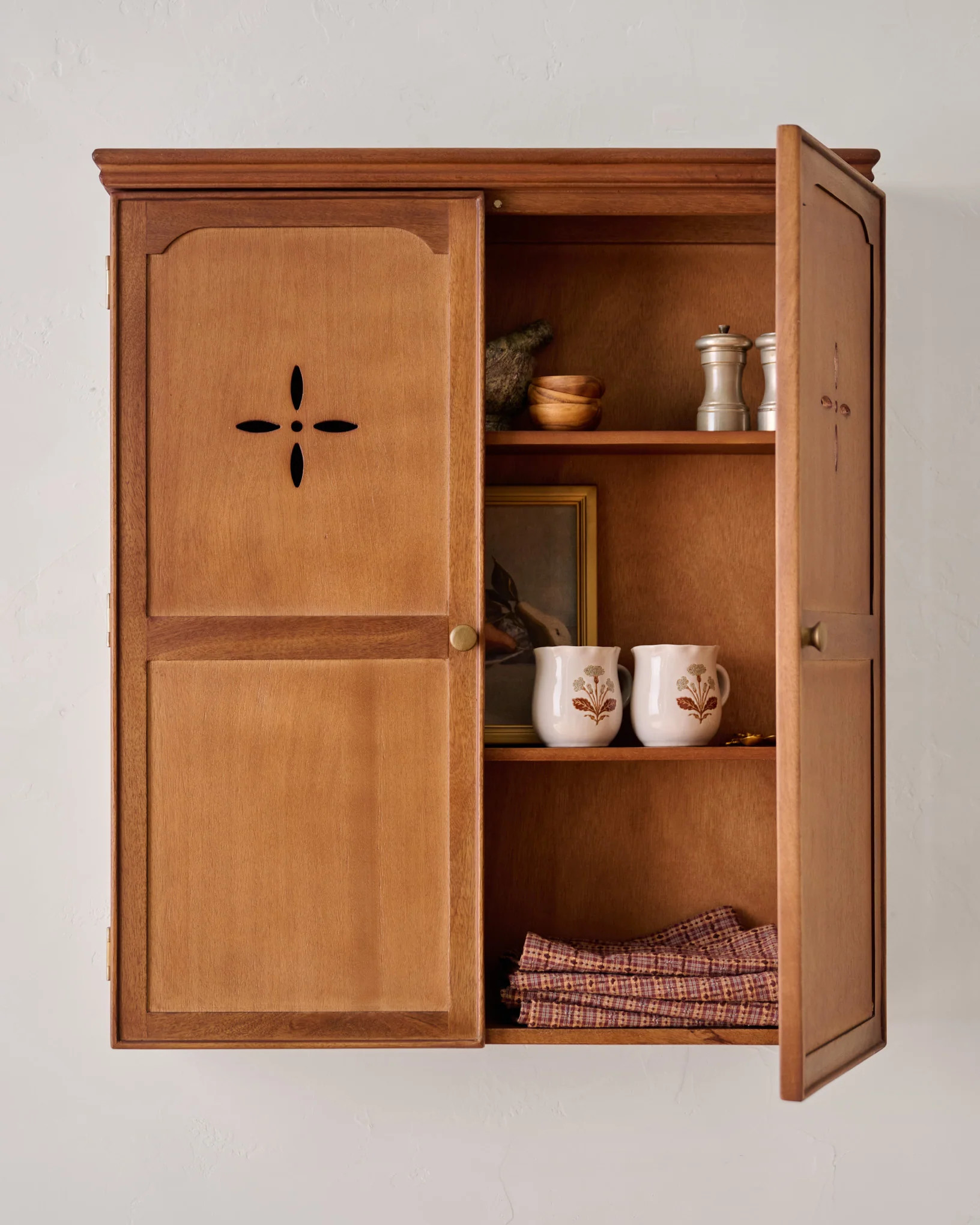 Swiss Chalet Wall Cabinet | Magnolia