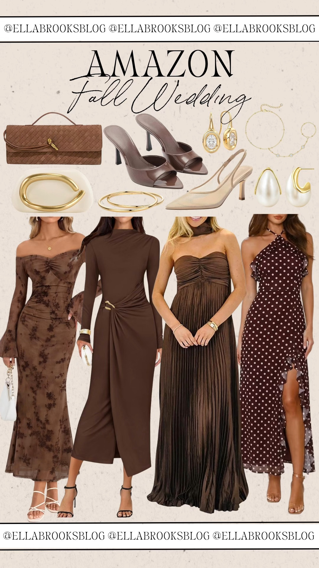 Amazon fall wedding style

Fall wedding guest dress, brown evening dress, fall dress, event bag

#LTKootd #LTKSeasonal #LTKWedding