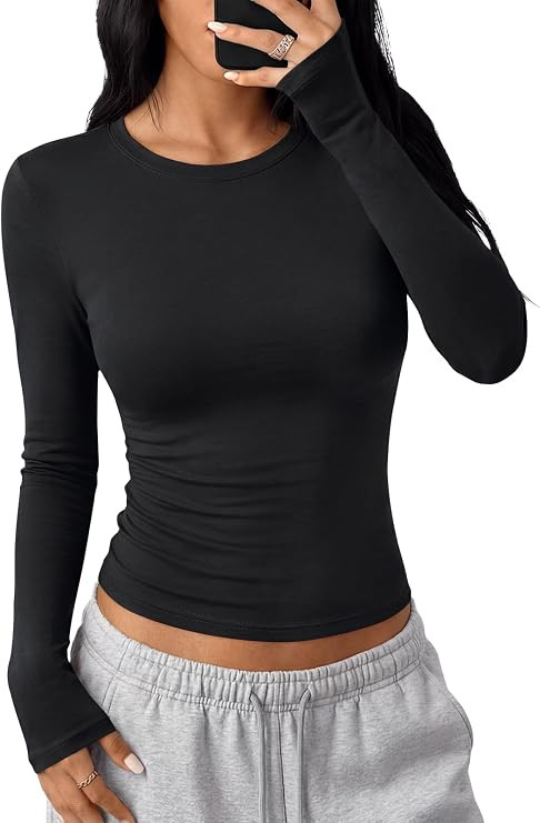 Trendy Queen Cotton Long Sleeve Shirts for Women | Amazon (US)