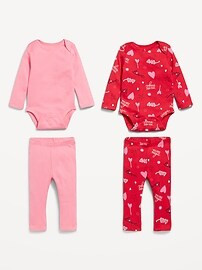 Bodysuit and Leggings 4-Pack for Baby | Old Navy (US)