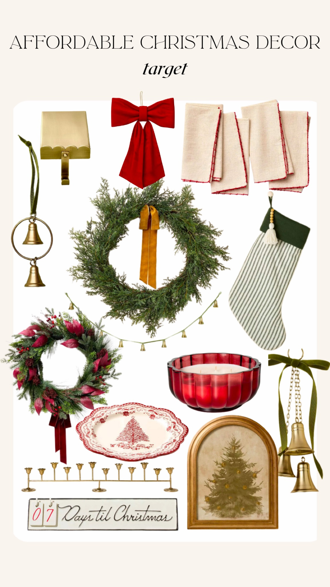 Affordable Christmas decor from target! TARGET CIRCLE WEEK SALE

#LTKHoliday #LTKHome #LTKStyleTip