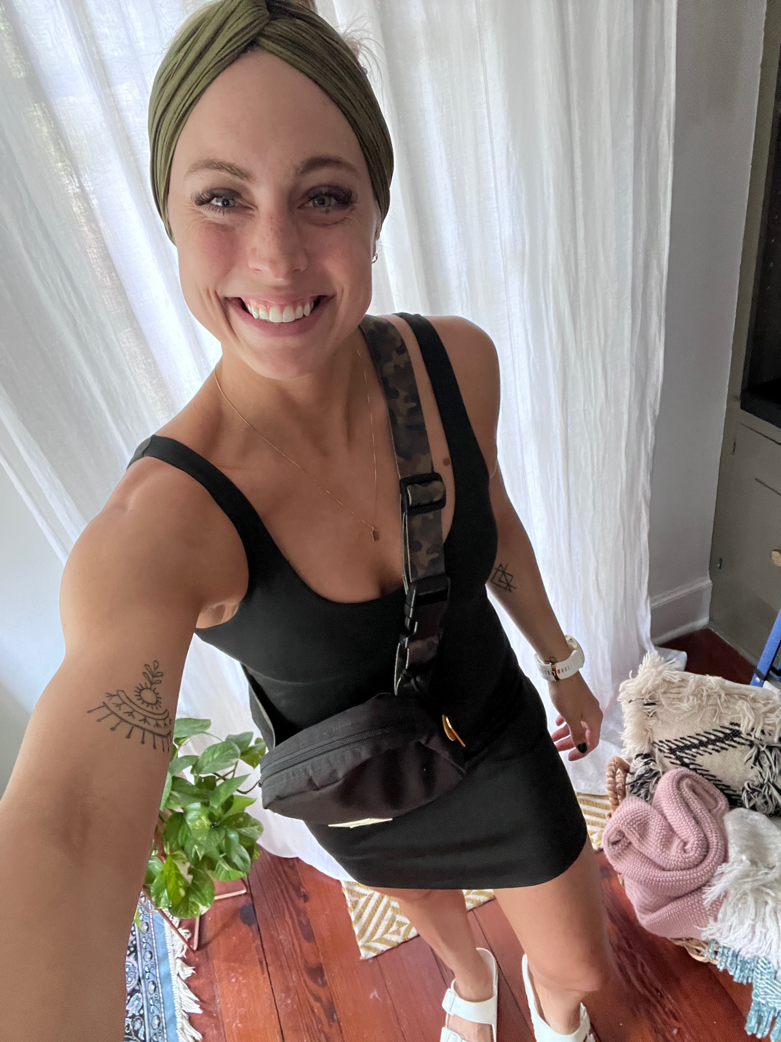 I said I wouldn’t do it, but I absolutely love this tennis dress with built in shorts. It is super flattering and comfortable. 10/10 recommend. I ordered and kept it in black and white.

#LTKfitness #LTKfindsunder50 #LTKstyletip