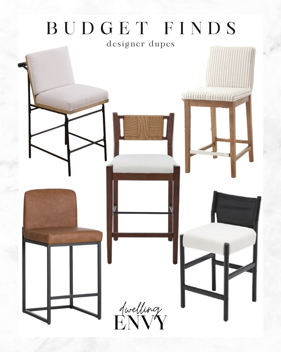 Counter and Bar stool designer dupes! Half the price ALL the look!

#LTKHome #LTKStyleTip #LTKSaleAlert