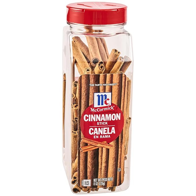 McCormick Cinnamon Sticks, Brings Rich Cinnamon Flavor and Warmth to Savory & Sweet Recipes, 8 oz | Amazon (US)