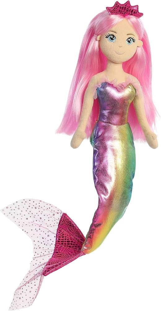 Aurora® Enchanting Sea Sparkles™ Nanda Stuffed Animal - Imaginative Play - Magical Companions ... | Amazon (US)