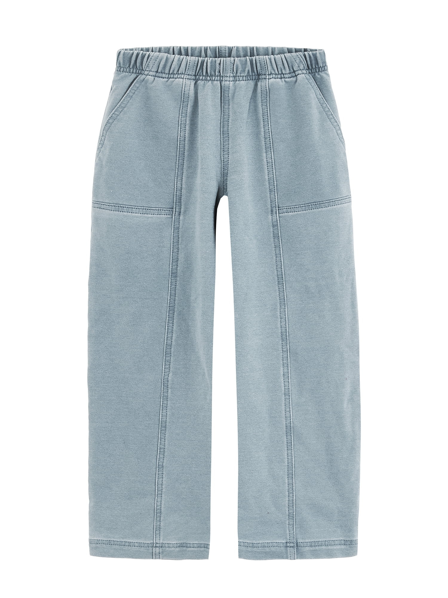 Wonder Nation Girls Knit Denim Pants, Sizes 4-18 & Plus | Walmart (US)