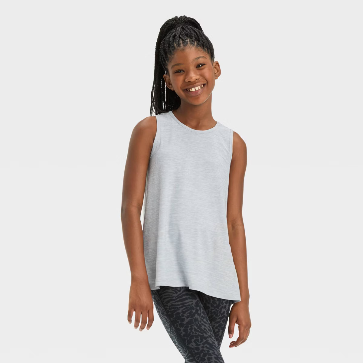 Girls' Studio Tank Top - All In Motion™ Gray XS | Target