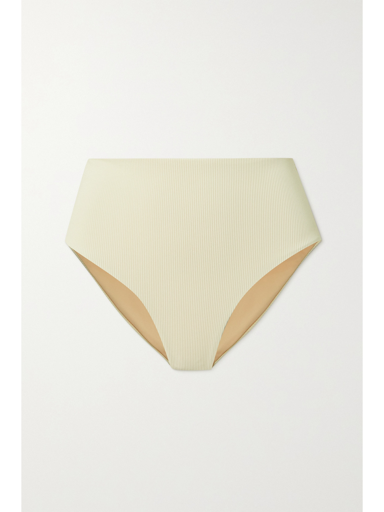 Jade Swim - Bound Ribbed Bikini Briefs - White | NET-A-PORTER (US)