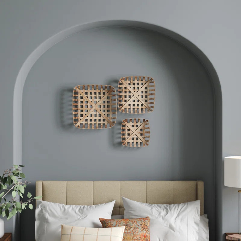 Margarette 3 Piece Wood Basket Set | Wayfair North America