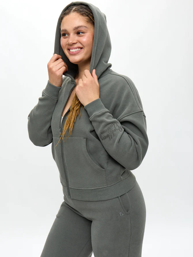 Plush Fleece Zip Hoodie | Buffbunny