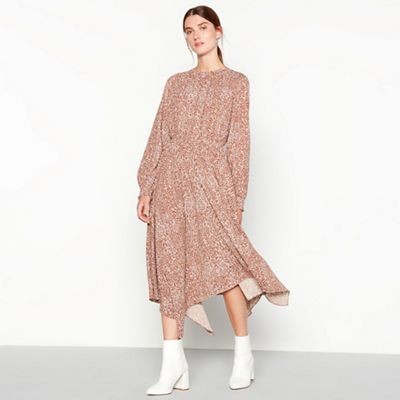 Principles Tan midi length snake print dress | Debenhams UK