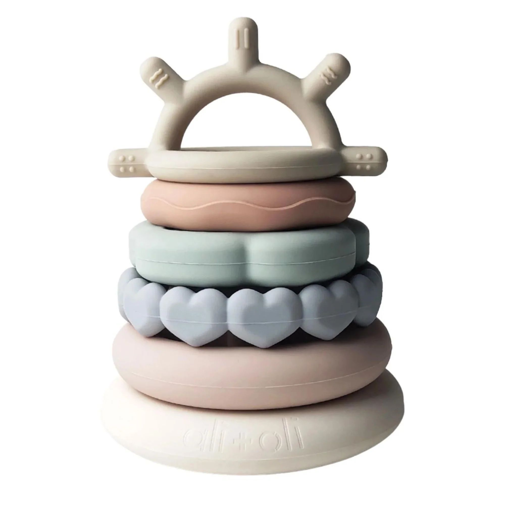 Soft Silicone Stacking Ring Tower Toy, Sun | SpearmintLOVE