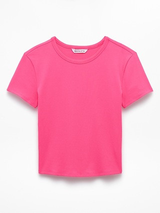 Signature Rib Crop Tee | Athleta
