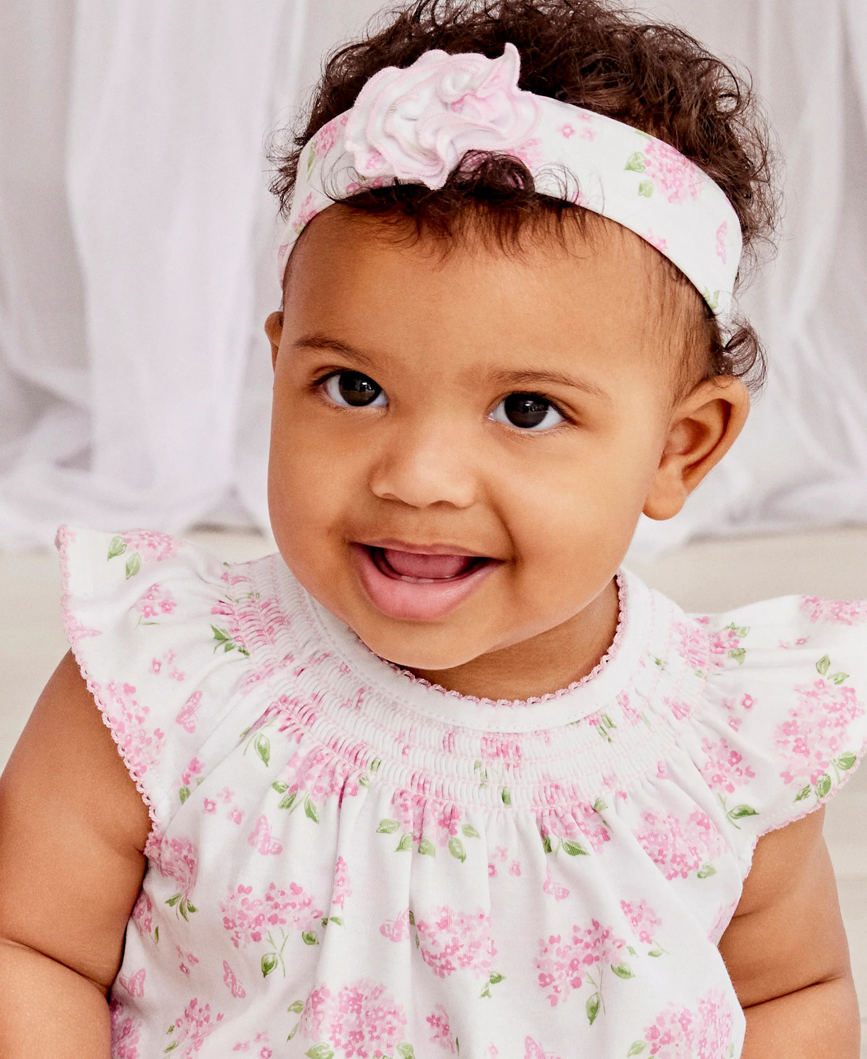 Heavenly Hydrangeas Pink Headband | Kissy Kissy