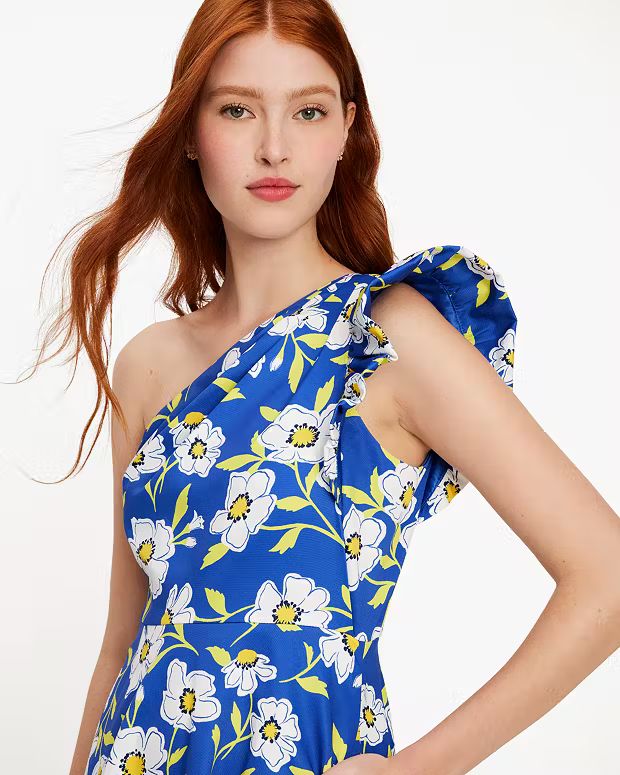 Sunshine Floral One-shoulder Dress | Kate Spade (US)