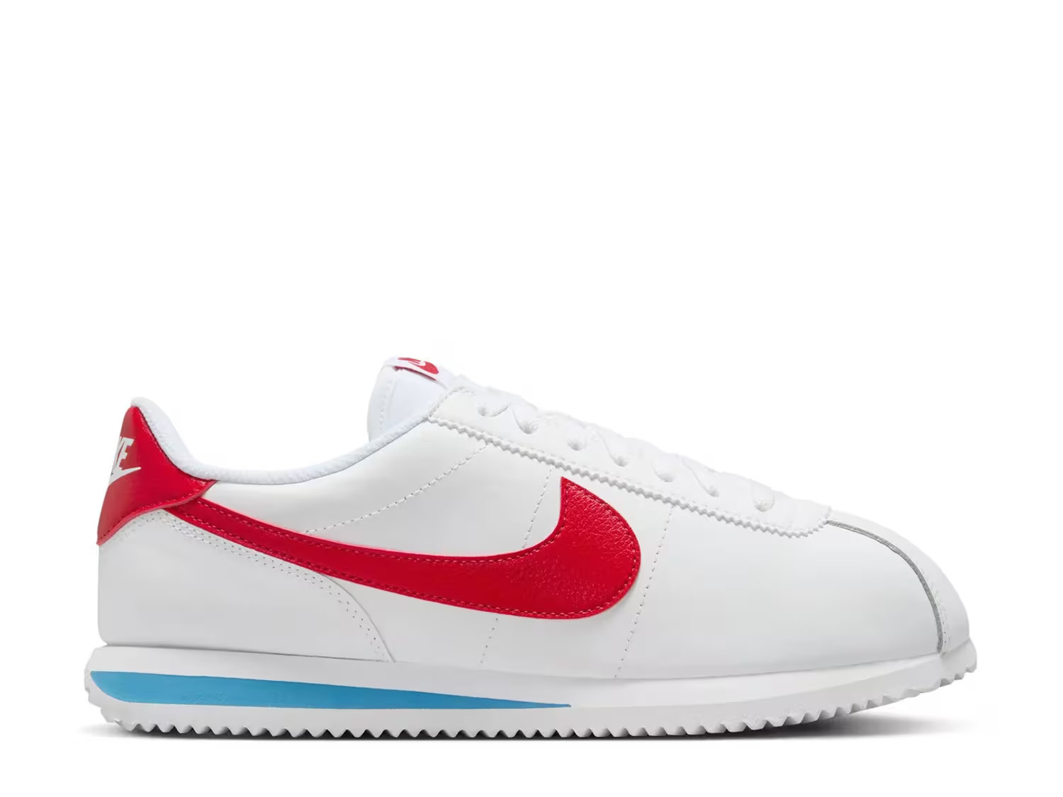 Nike Cortez Sneaker | Women's | White/Red | Size 7.5 | Sneakers | DSW