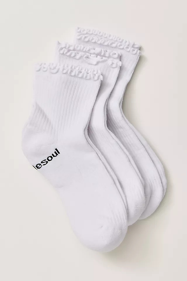 Doublesoul Ruffle Quarter Sock Pack | Free People (Global - UK&FR Excluded)