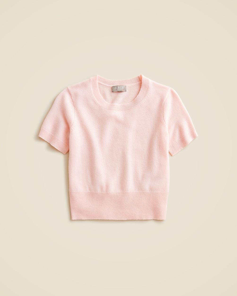 Cashmere shrunken T-shirt | J. Crew US