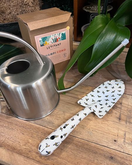 Small plant indoor/outdoor watering can with print pattern gardening tool set. Cute housewarming gift idea.

#LTKSeasonal #LTKfindsunder100 #LTKhome