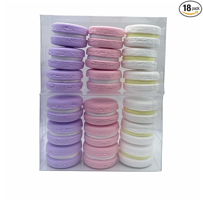 18pcs Cookies Model Simulation Macaron Products Fake Candy Children Birthday Party Photo Decorati... | Amazon (US)