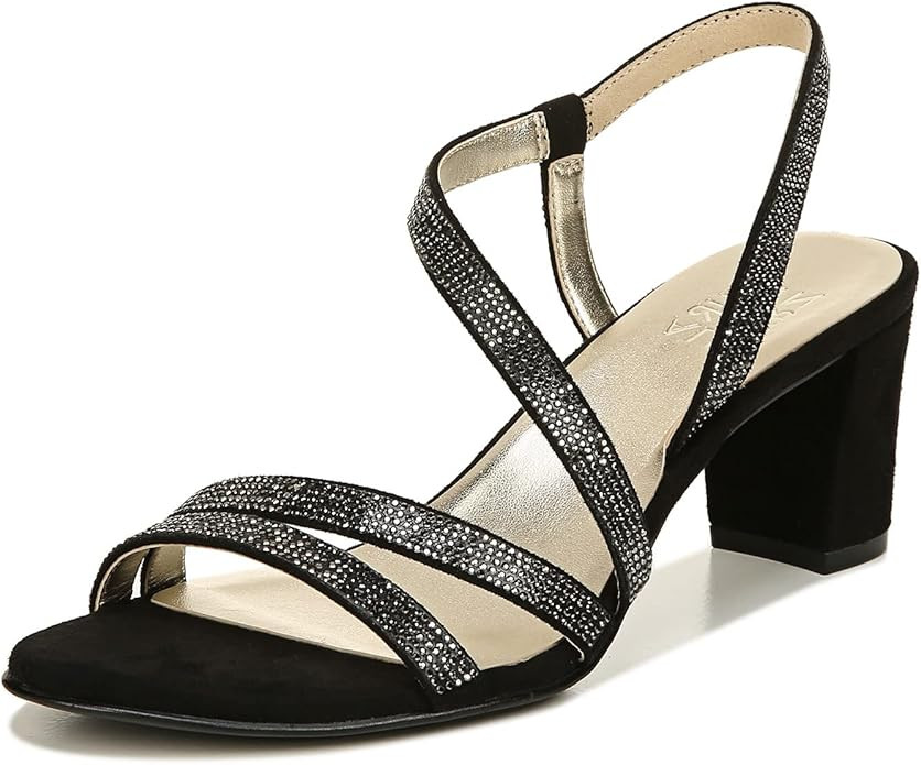 Naturalizer Women's Vanessa2 Rhinestone Embellished Strappy Heeled Sandal | Amazon (US)