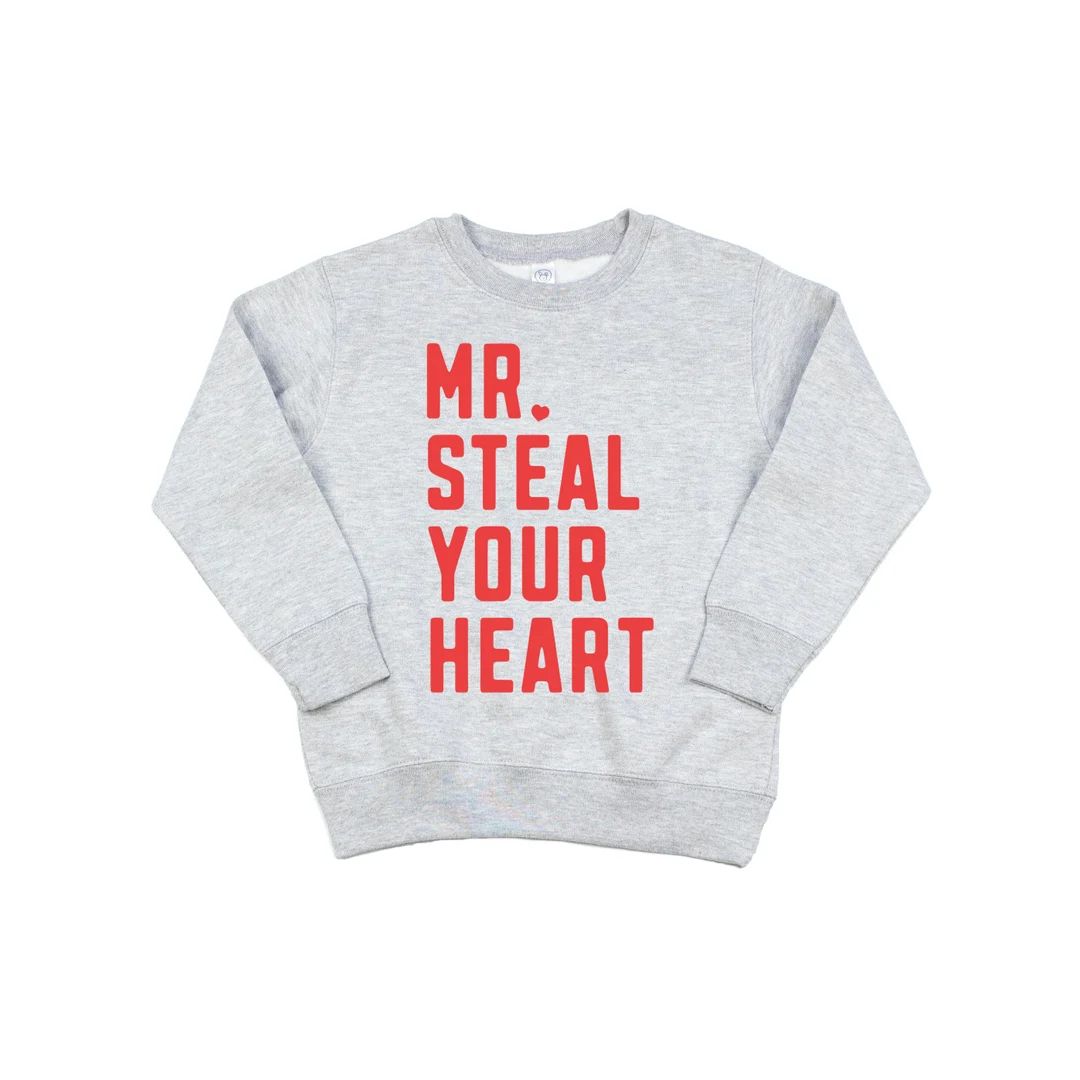 Mr. Steal Your Heart Sweatshirt I Toddler Boy Valentine's - Etsy | Etsy (US)