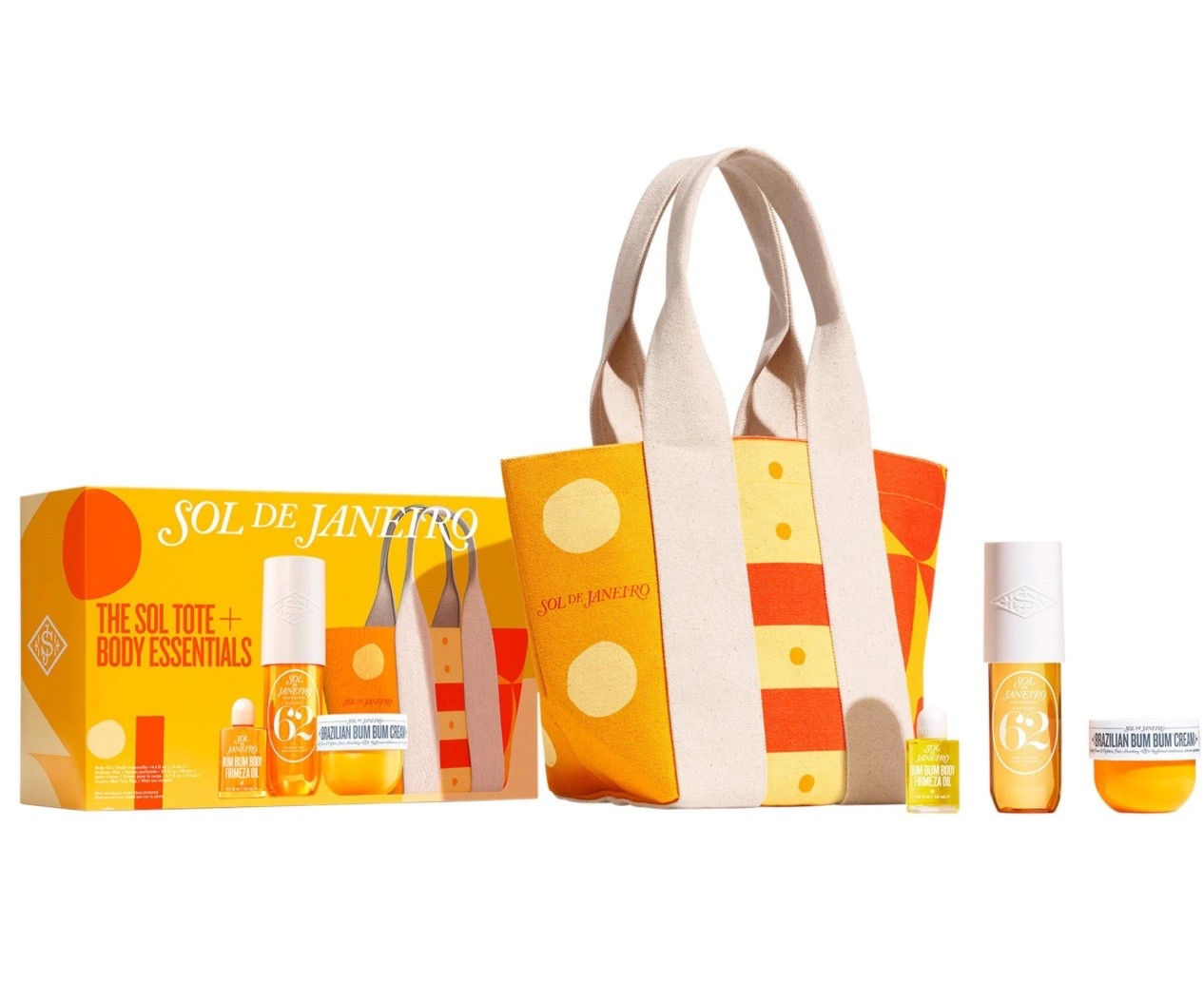 Sol de Janeiro 
Limited Edition Sol Tote + Body Essentials Set

#LTKFindsUnder50 #LTKBeauty #LTKSaleAlert
