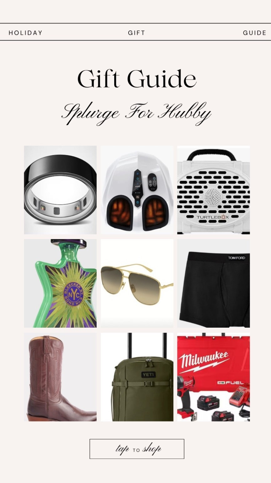 Splurge for hubby because he’s worth it #LTKCyberWeek 

#LTKGiftGuide #LTKMens