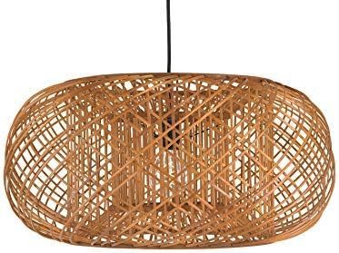KOUBOO Bamboo Crisscross Pendant, Rustic Brown Ceiling Lamp | Amazon (US)
