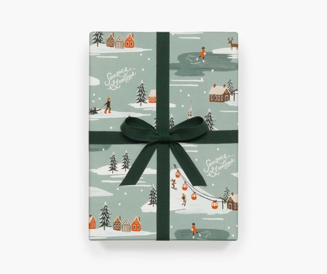 Holiday Snow Scene Wrapping Sheets | Rifle Paper Co. | Rifle Paper Co.
