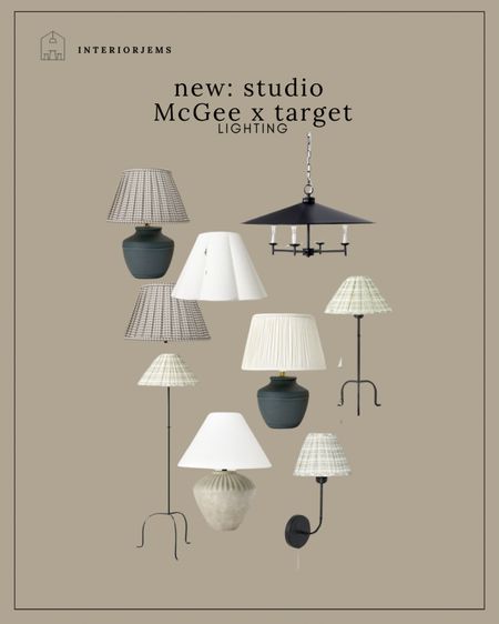 New lighting from Studio, McGee for target, affordable bedroom, lighting, affordable, living room, lighting, vintage light table, lamp, pendant, light, chandelier, wall, sconce, the cutest plaid lampshade, scalloped lampshade, brown, gingham lampshade

#LTKSaleAlert #LTKStyleTip #LTKHome