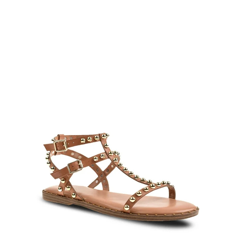 PORTLAND by Portland Boot Company Women's Studded Gladiator Sandal - Walmart.com | Walmart (US)