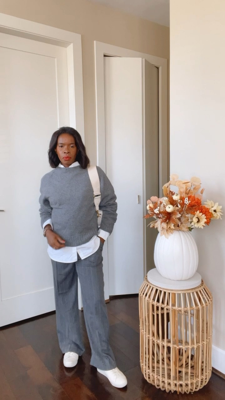 White and grey look

#LTKstyletip #LTKover40 #LTKSeasonal