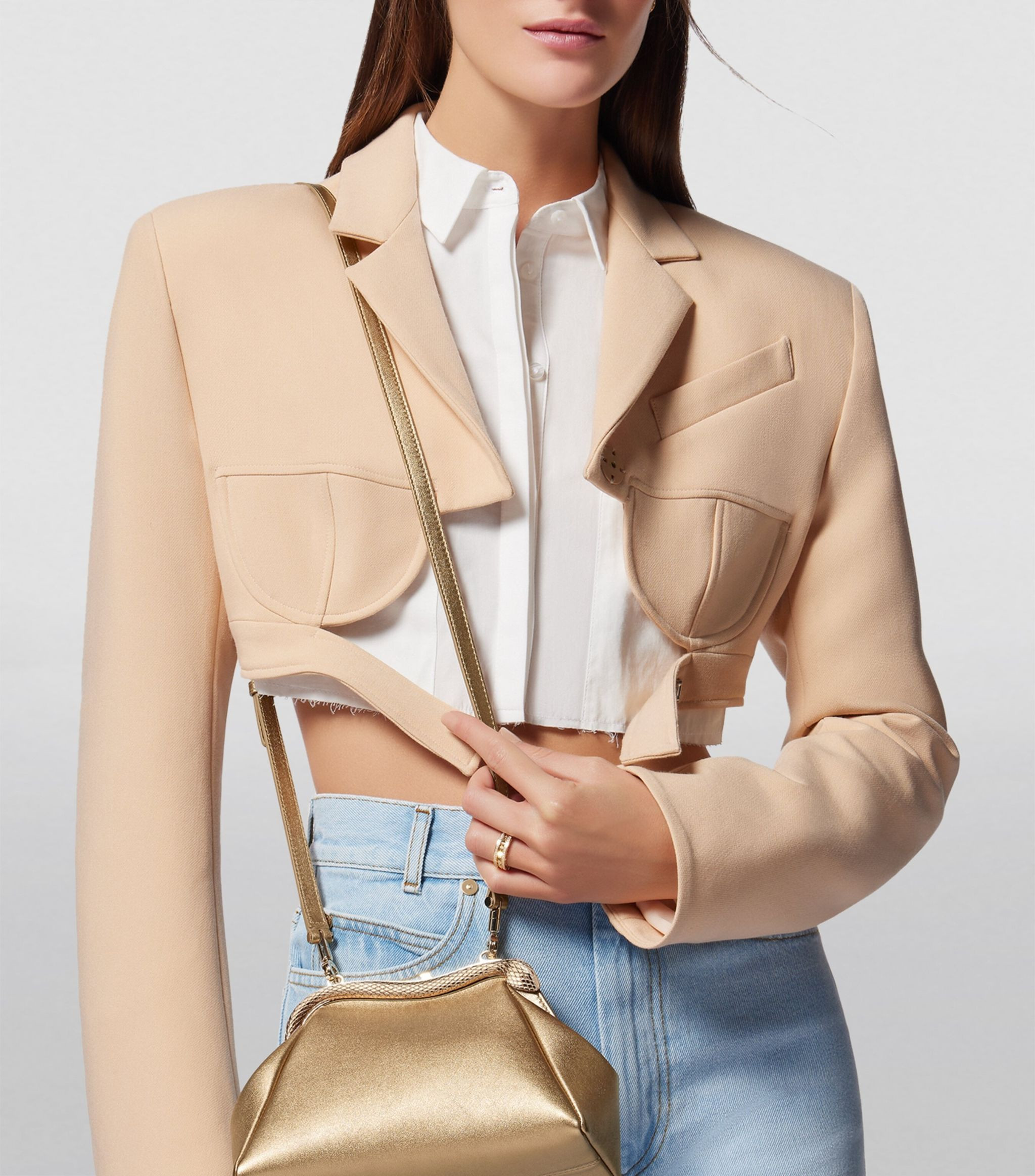 Leather Serpentine Clutch Bag | Harrods