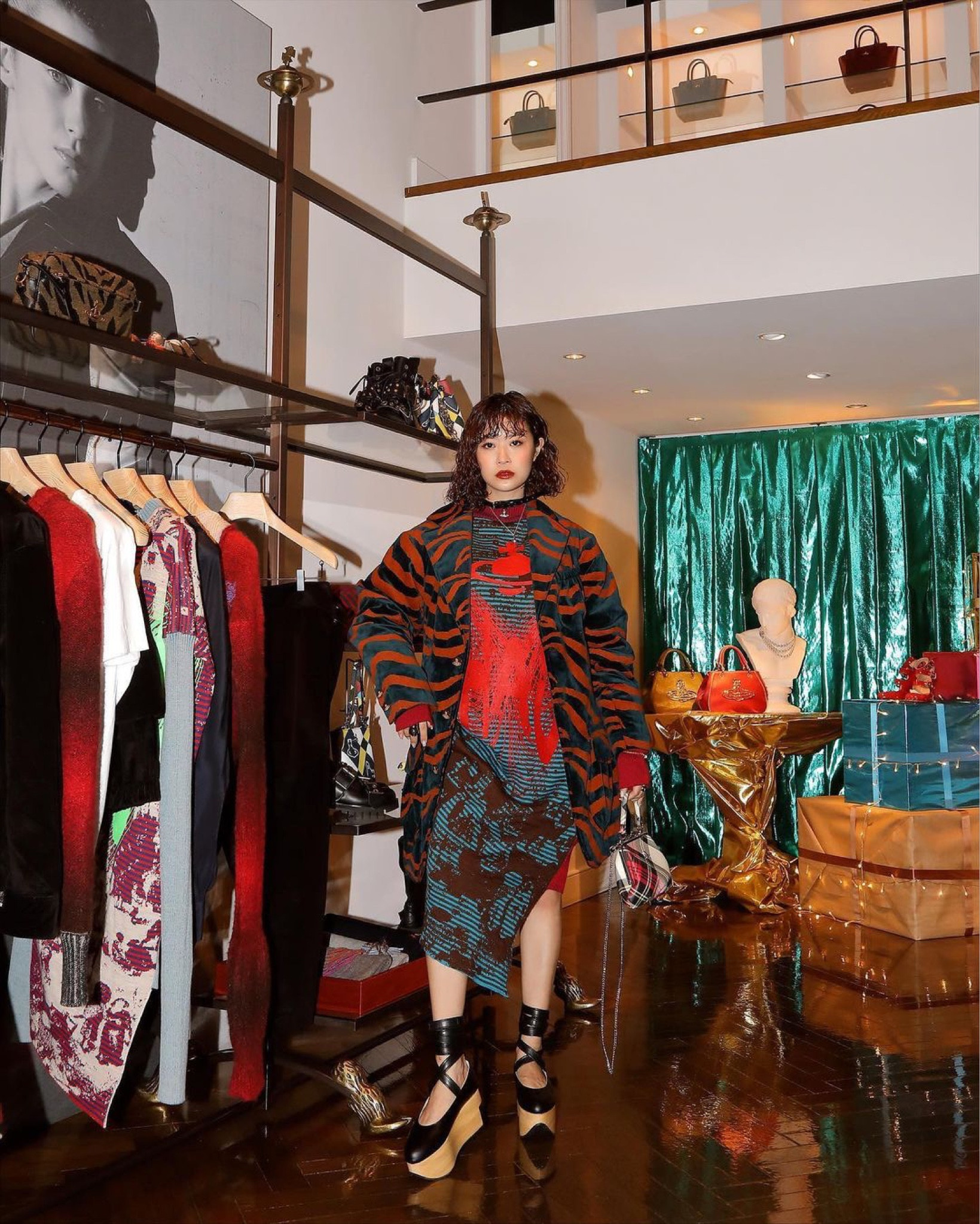 ヴィヴィアンウエストウッドwittgenstein coat tiger