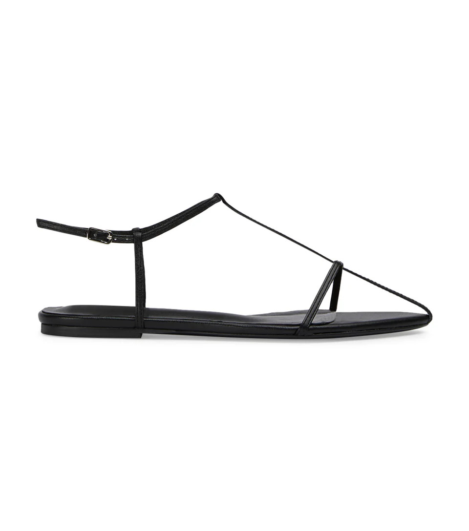 Noho Black Nappa Flats | Sandals | Tony Bianco USA | Tony Bianco US