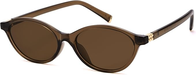 Retro Oval Sunglasses for Women - Y2k Trendy Sun Glasses - Cat Eye 90s Shades | Amazon (US)