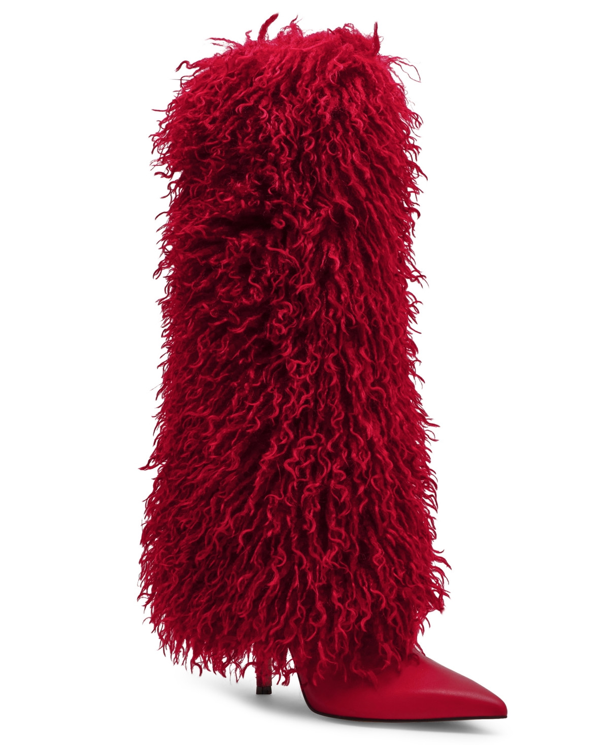 Steve Madden Women's Icon Knee-High Stiletto Dress Boots - Red | Macy's
