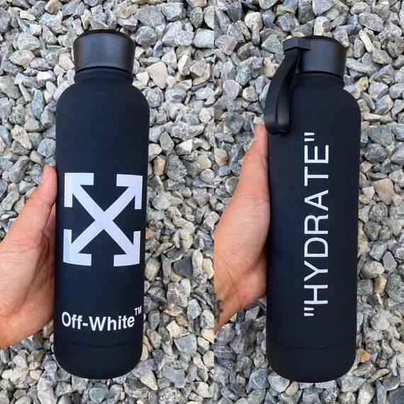Off-white Inspired Water Bottle | Etsy | Etsy (US)