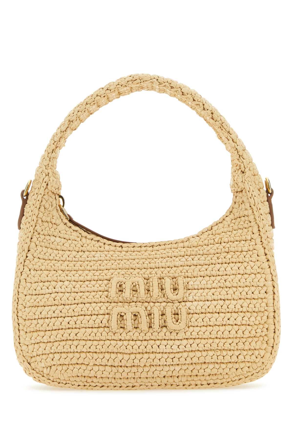 Miu Miu Raffia Handbag | Italist.com US