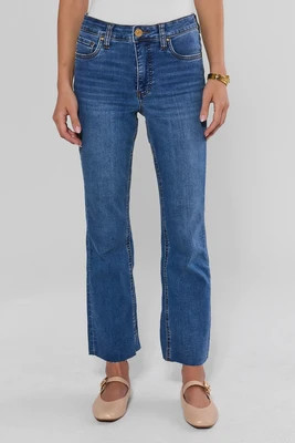 Kelsey Medium Kick Flare Jeans by KUT | Avara