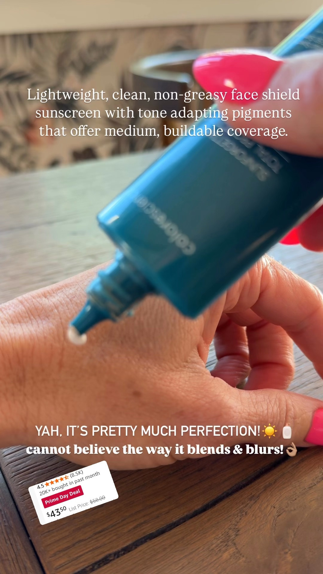 IF you don’t have this in your summer makeup routine . . . Well, now’s your chance to make things right!😉
A little goes a long way — I promise this will last you a while. 
Too keep it from transferring to your clothes, be sure and spray a setting spray after application. Linked some faves below.