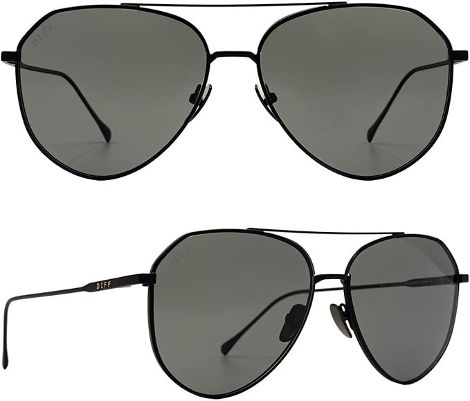 DIFF Dash Designer Oversized Aviator Sunglasses for Women UV400 Protection | Amazon (US)