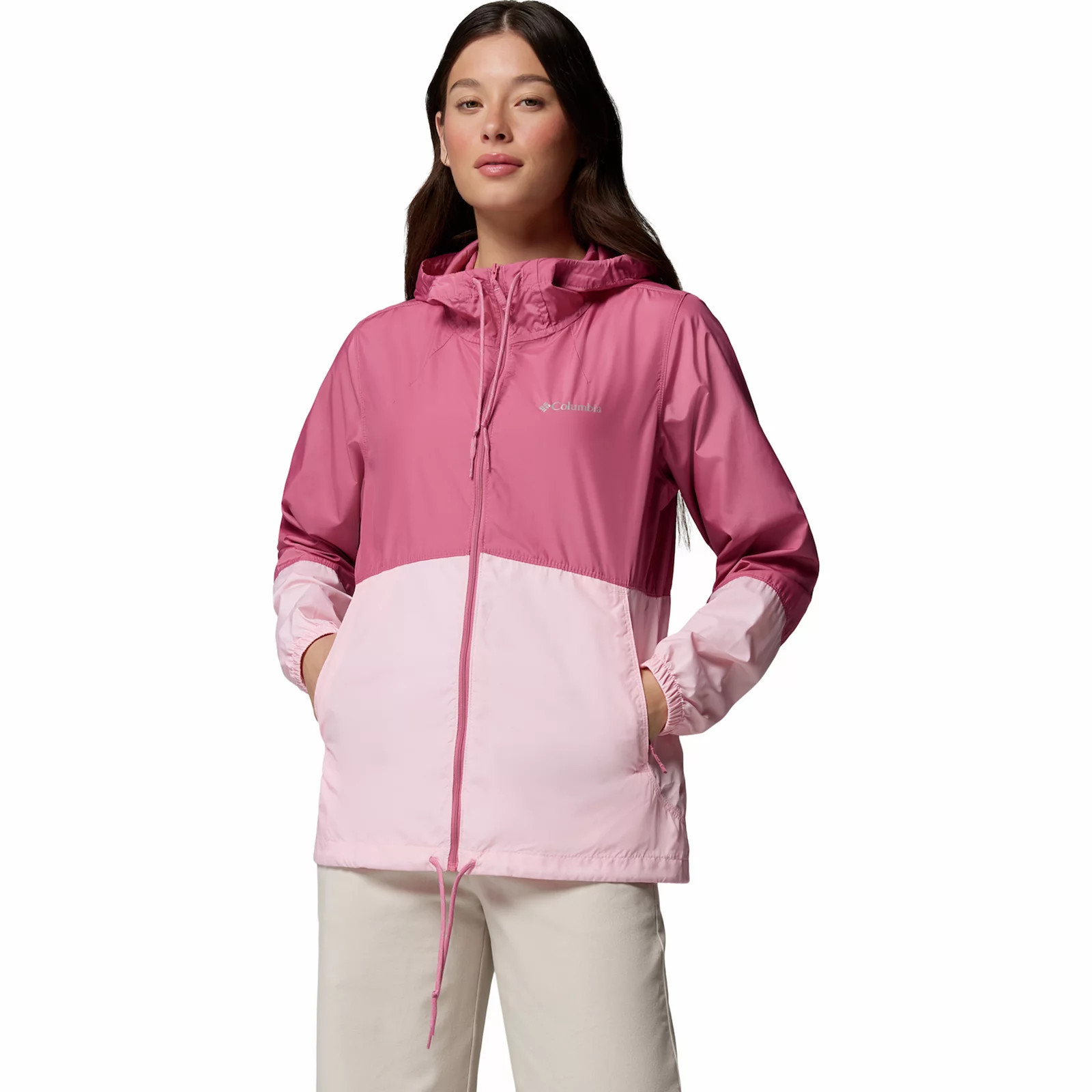 Women's Columbia Flash Forward II Windbreaker, Size: XXL, Rosette Satin Pink | Kohl's