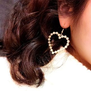 Heart Dangle Earrings | YesStyle Global