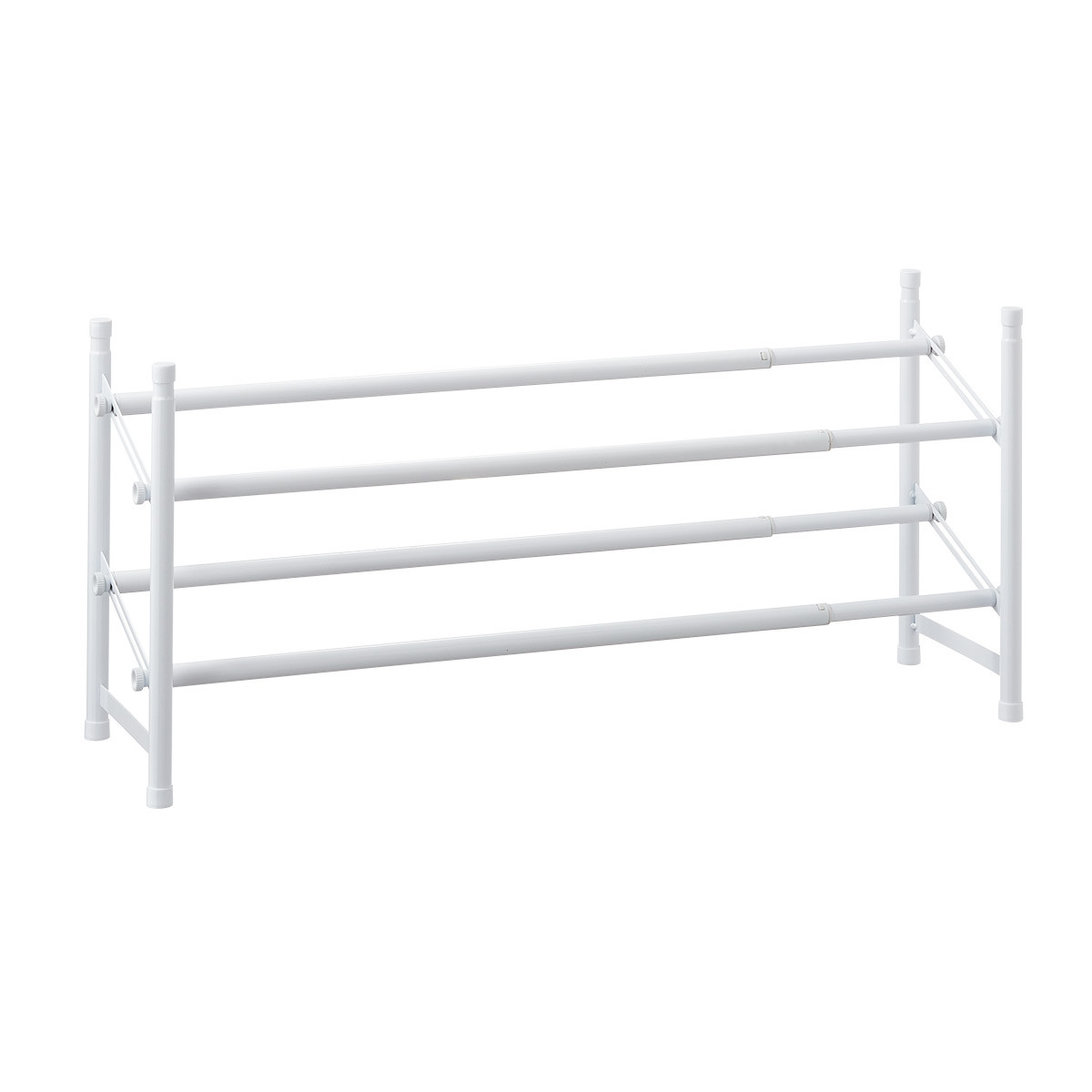 2-Tier Adjustable Shoe Rack | The Container Store