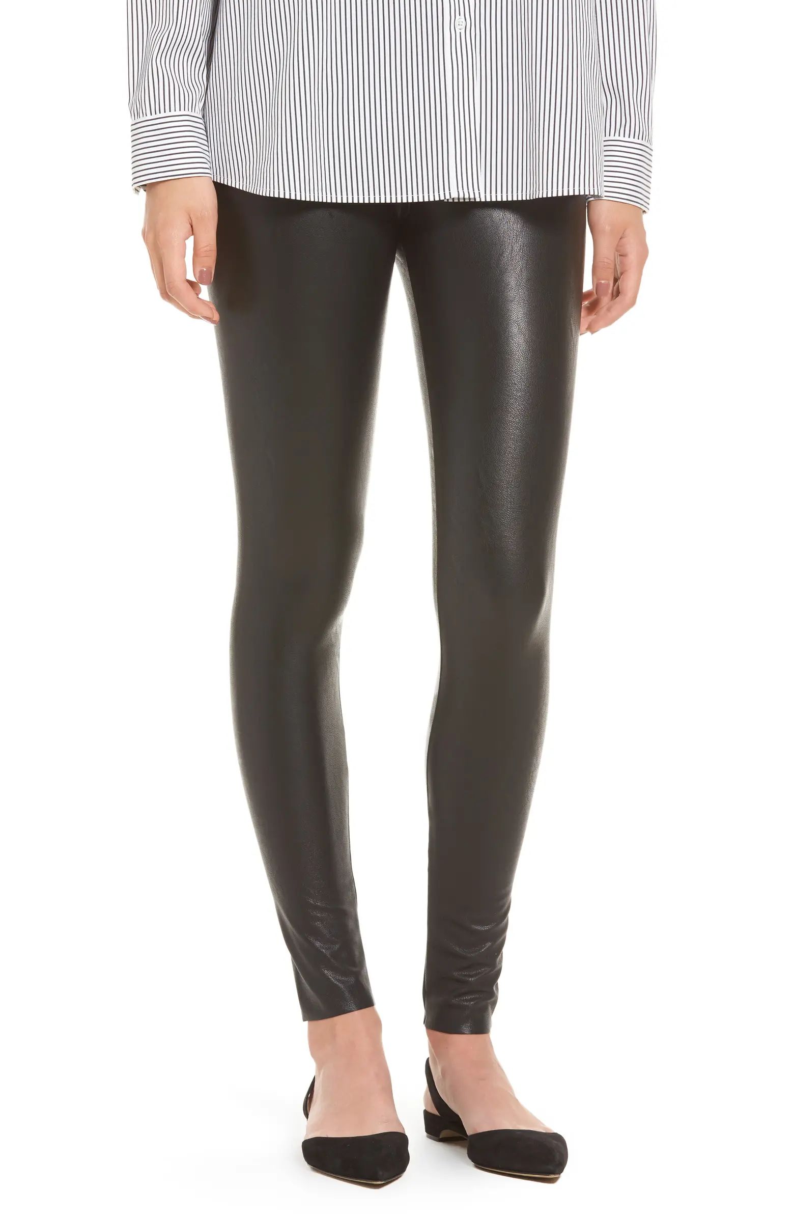 Perfect Control Faux Leather Leggings | Nordstrom