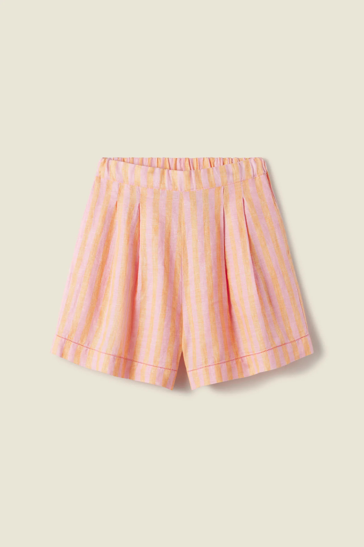 Everett Short Creamsicle Stripe | TROVATA
