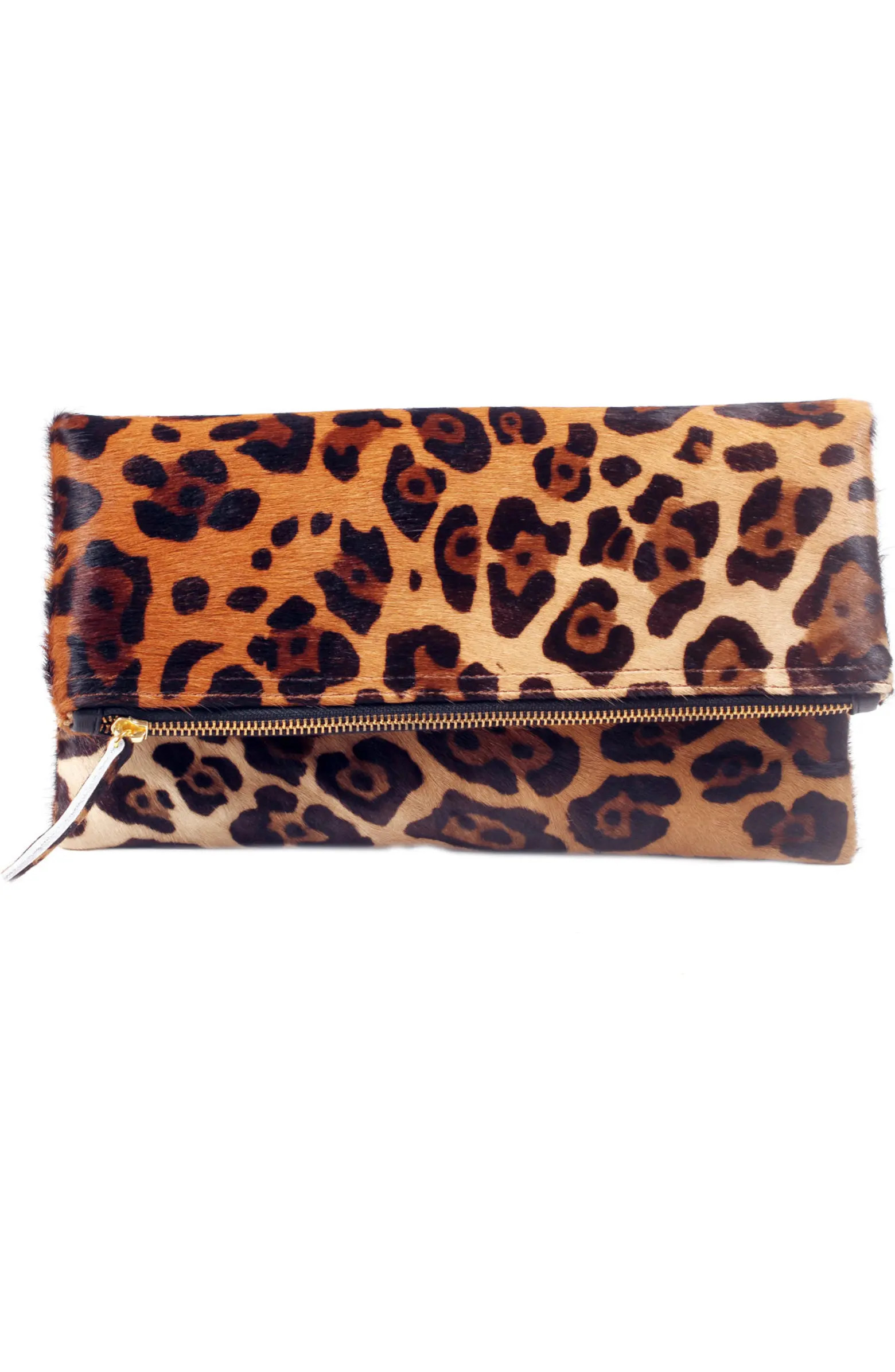 The Artisan & Company Leopard Leather Clutch | Nordstrom | Nordstrom